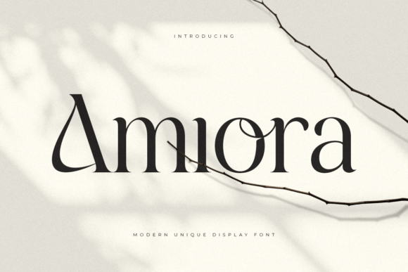 Amiora: Elegant Serif Font for Creative Projects