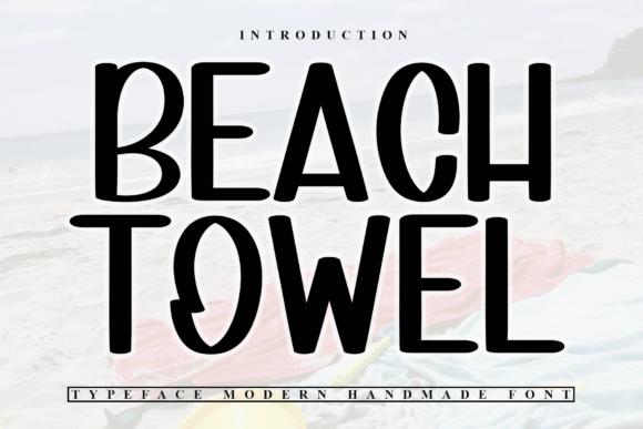Beach Towel Font for Business Branding