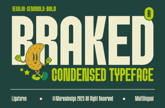 Braked: A Font for Business Clarity
