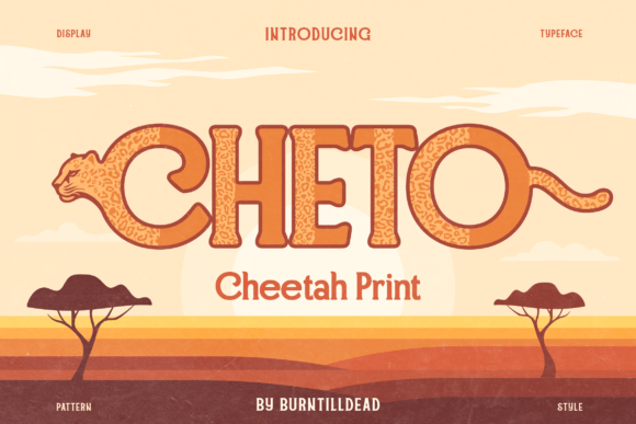 Cheto: A Wild Font for Bold Branding