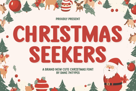 Christmas Seekers Font for Festive Branding