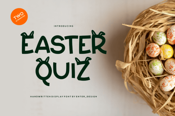Easter Quiz Font