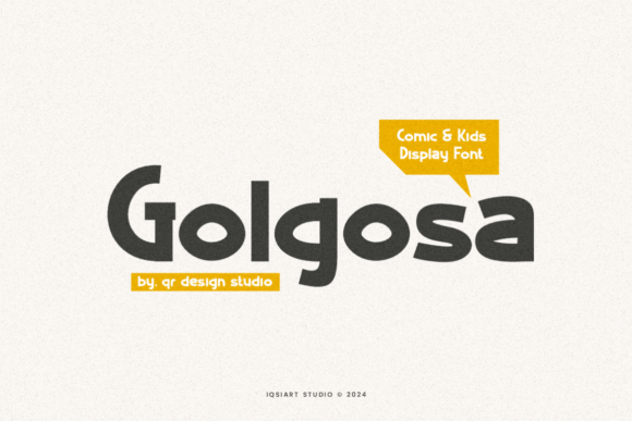Golgosa Font for Creative Makers