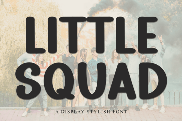 Little Squad Font for Creative Projects
