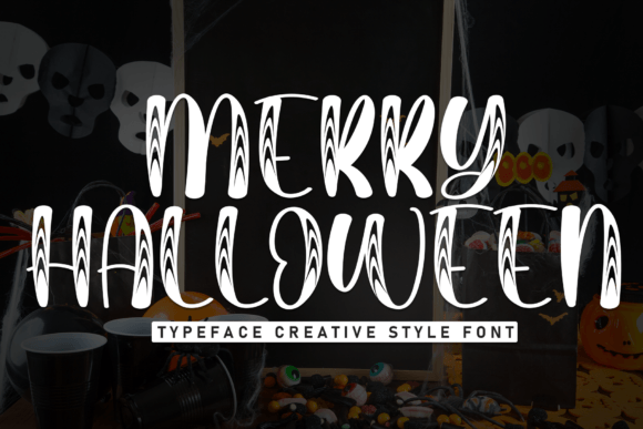 Merry Halloween: A Bold Display Font for Spooky Crafts