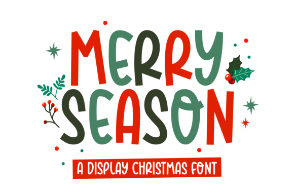 Merry Season Font Review: A Festive Display for Holiday Designs