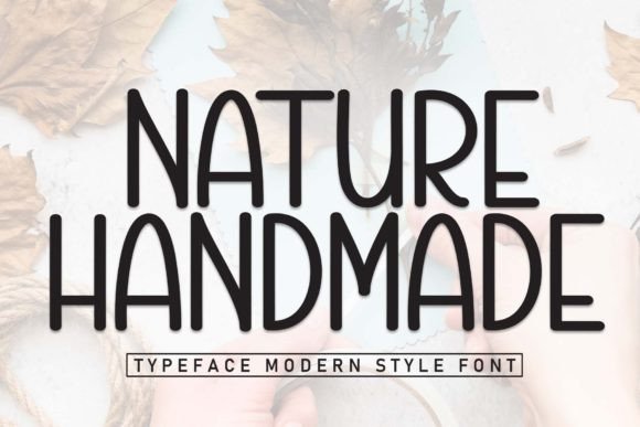 Nature Handmade Font for Web Design