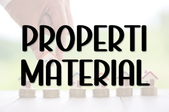 Properti Material Font for Business Branding