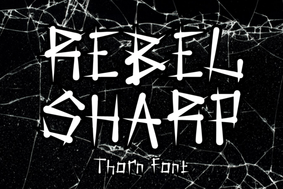 Rebel Sharp: The Edgy Display Font for Makers