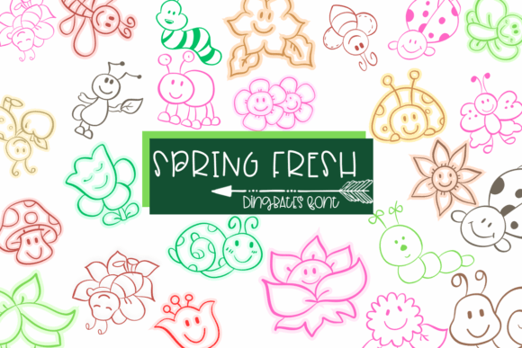 Spring Fresh Font for Creative Projects