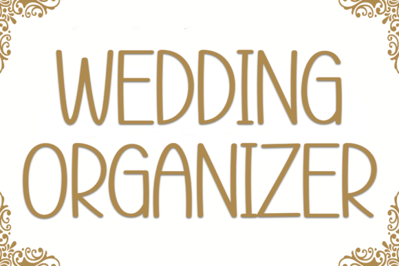 Wedding Organizer Font for Bold Business Branding