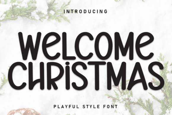 Welcome Chritsmas Font