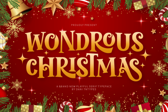 Wondrous Christmas Font for Holiday Creations