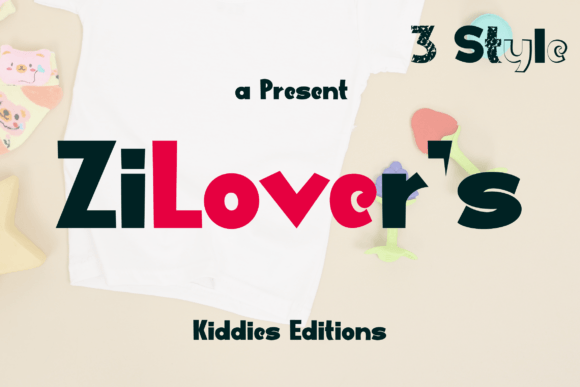 Zilovers: A Whimsical Display Font for Joyful Branding